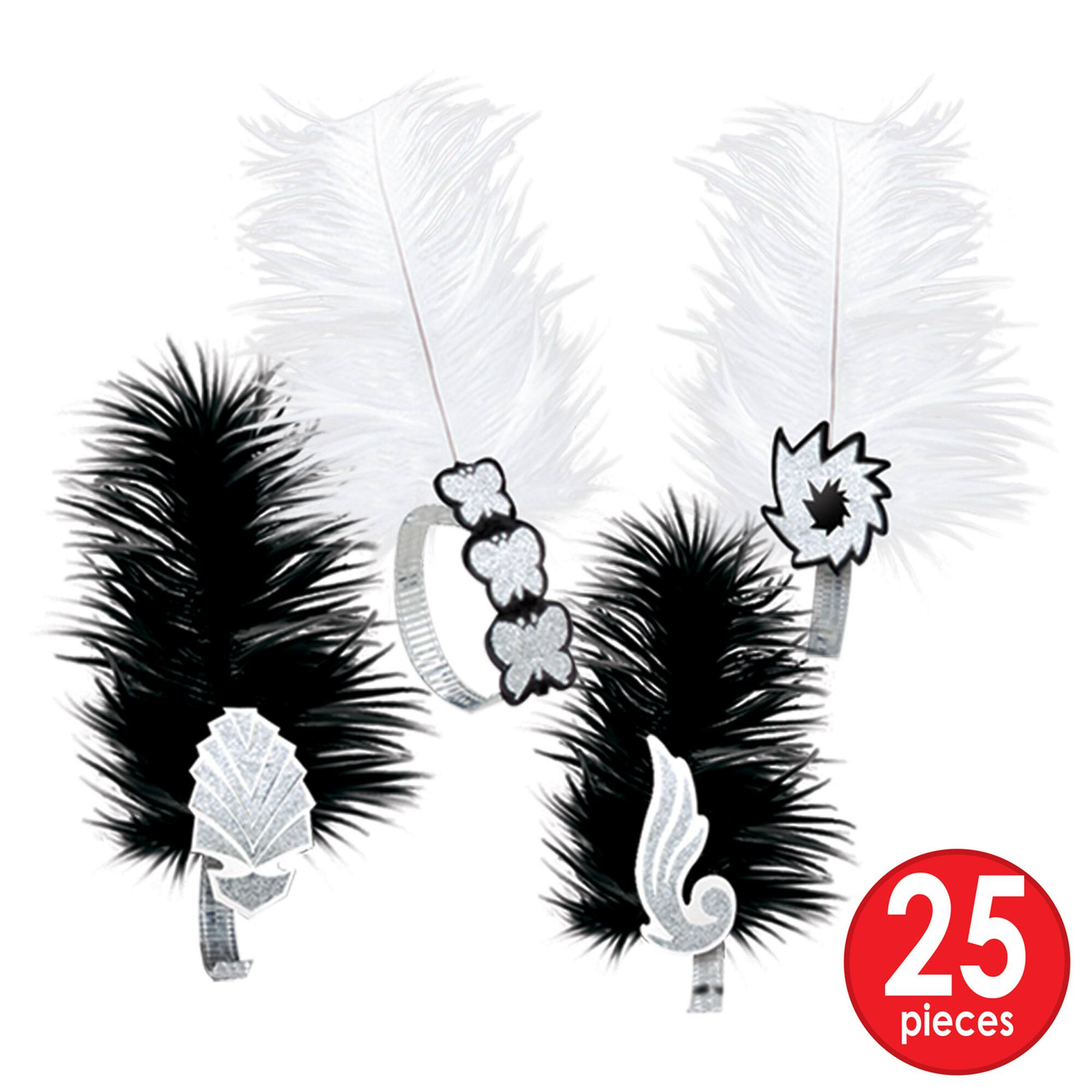 Beistle Black & White New Year Chicago Party Favor Kit for 50